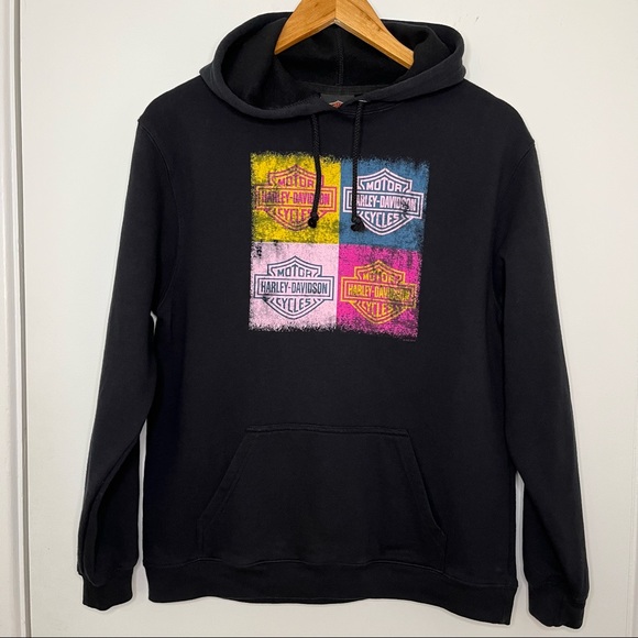 *SOLD* Harley-Davidson Graphic Print Hoodie - Picture 8 of 12